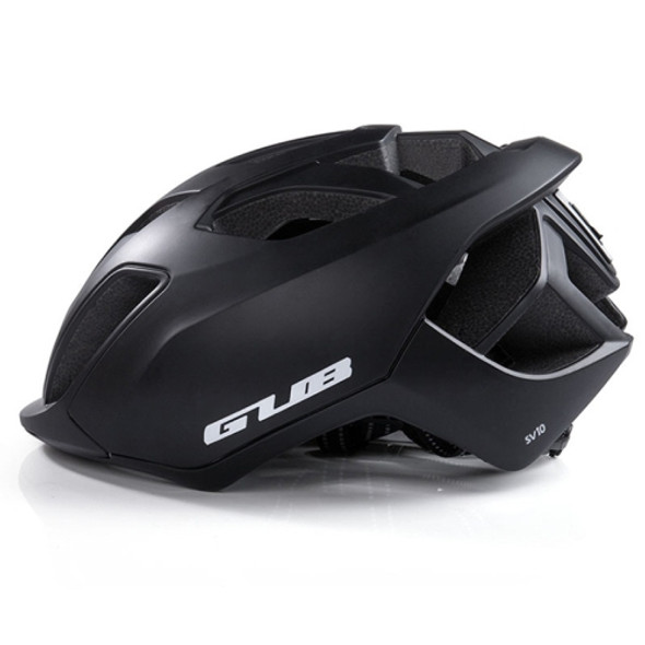 GUB SV10 PC + EPS Breathable Bike Helmet Cycling Helmet With Taillights (Black)