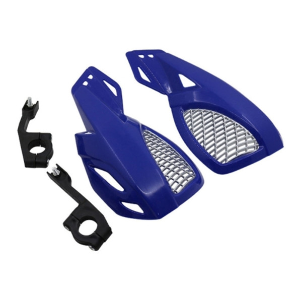 24CM Motorcycle Handguard Hand Guard Protector for Kawasaki Suzuki Honda Yamaha Moto Dirt Bike ATVS With Mount Kit(Blue)