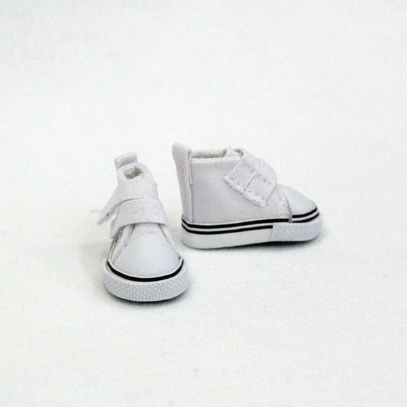 3 Pairs 5cm Doll Shoes Casual Canvas Sneakers(White)