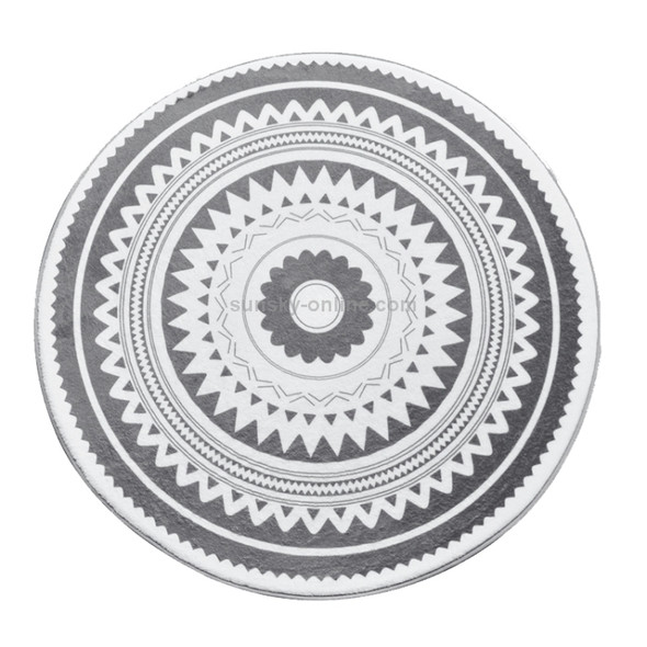 Round Carpets for Living Room Children Play Floor Mat, Size:150cm Diameter( Light Gray )