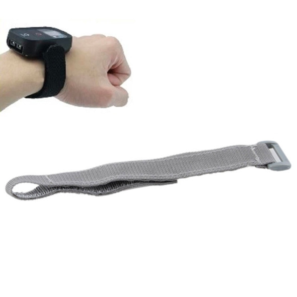 TMC HR65 Nylon + Hook and Loop Fastener Hand Wrist Armband Strap Belt for GoPro HERO10 Black / HERO9 Black /8 Black / Max /7 /6 /5 /4 /3+ /3 Remote, Length: 30cm(Grey)