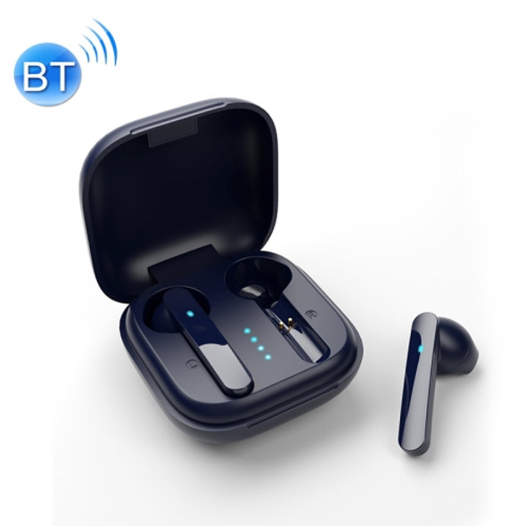 TWS-Q10S Stereo True Wireless Bluetooth Earphone with Charging Box (Blue)