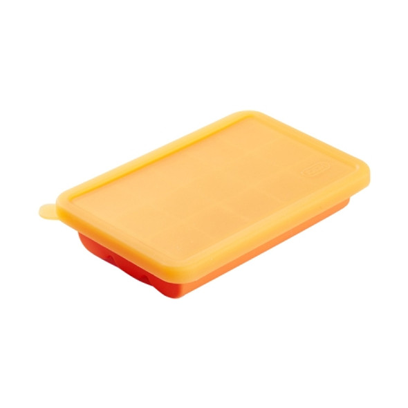 Original Xiaomi Youpin KL15030101 Kalar 15 Grids Ice Storage Box Mold Food Storage Tray(Orange)