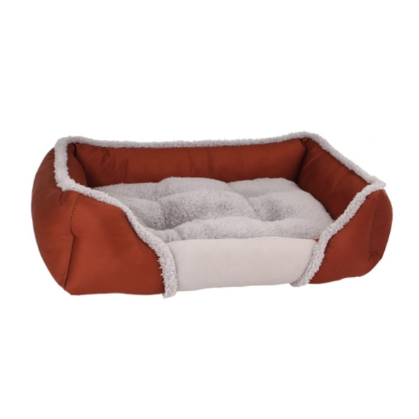 Creative Cat Litter Pad Autumn Winter Warm Dog Bed Pet Breathable Nest, Size:S (Brown)