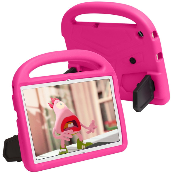 For  Huawei MediaPad T5 10.1 inch Sparrow Style EVA Material Children Shockproof Casing Shell(Rose Red)