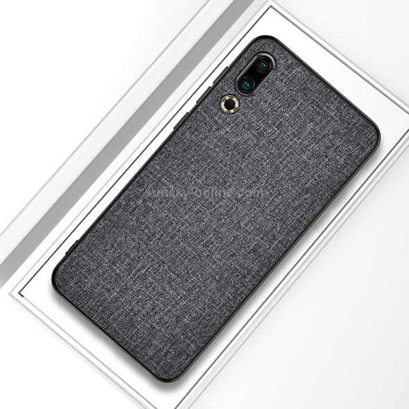Shockproof Cloth Texture PC+ TPU Protective Case for Meizu 16s (Grey)