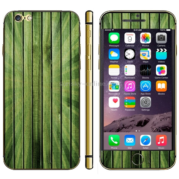 Wood Texture Mobile Phone Decal Stickers for iPhone 6 Plus & 6S Plus