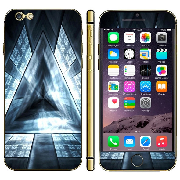 Triangle Pattern Three-dimension Style Mobile Phone Decal Stickers for iPhone 6 Plus & 6S Plus