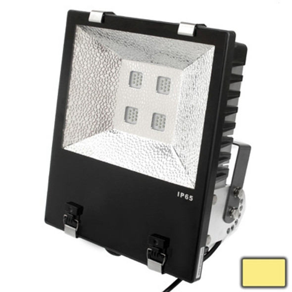 200W High Power Waterproof Floodlight, Warm White Light LED Lamp, AC 85-265V, Luminous Flux: 18000lm, Size: 40cm x 34cm x 12.1cm