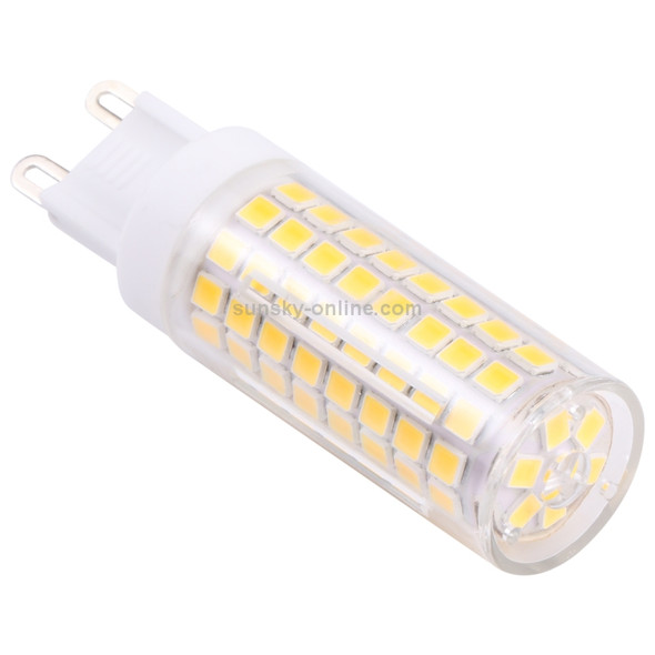 G9 102 LEDs SMD 2835 2800-3200K LED Corn Light, AC 110V(Warm White)