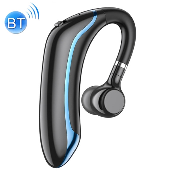 Langsdom BN04 Intelligent Noise Reduction 180 Degree Rotatable Single Hanging-ear Bluetooth Earphone, Support for Call(Blue)