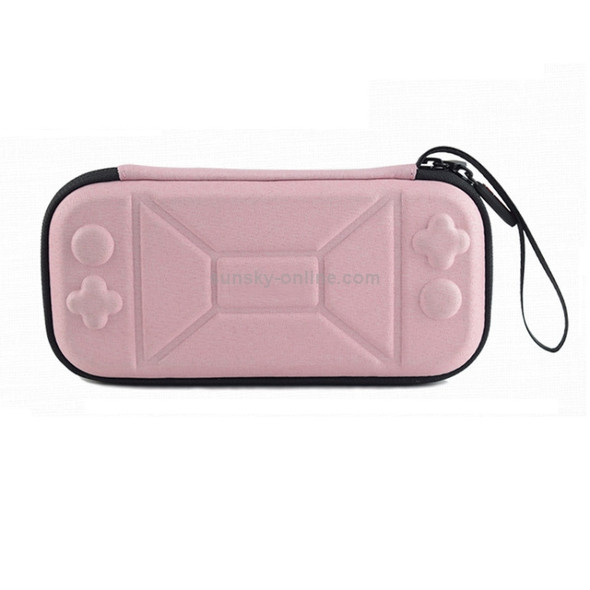 Game Console Storage Box Protective Case for Nintendo Switch Lite(Pink)
