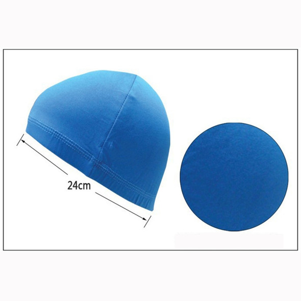 Hip Hop Dome Cap Wig Elastic Cap (Cyan)