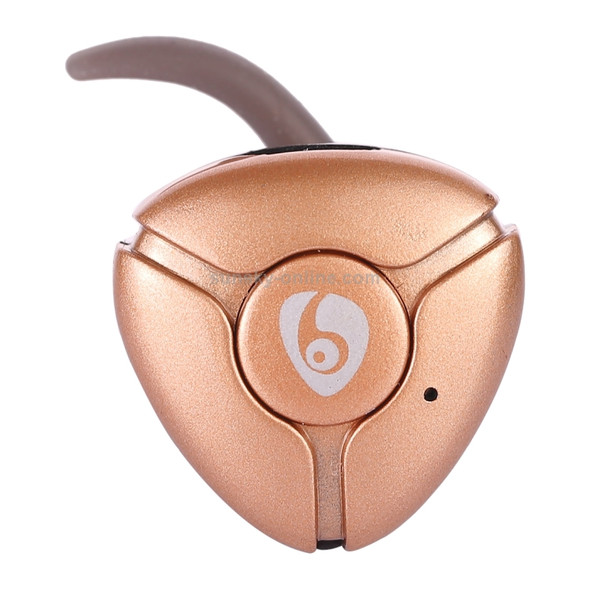 OVLENG A108 Mini High Wireless In-ear Bluetooth Headset(Gold)