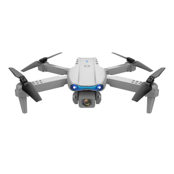 E99 Max 2.4G WiFi Foldable 4K HD Camera RC Drone Quadcopter Toy, Dual Camera (Grey)