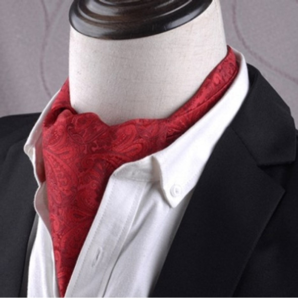 Gentleman's Style Polyester Jacquard Men's Trendy Scarf Fashion Dress Suit Shirt British Style Scarf(L237)