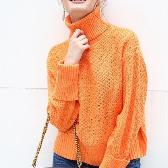 Fashion Personality Sweater (Color:Orange Size:XL)