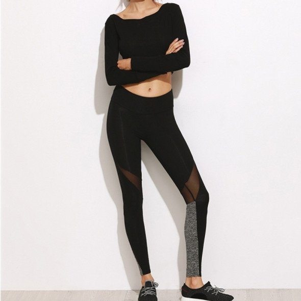 Modal Leggings Slim Yoga (Color:Black Size:XL)