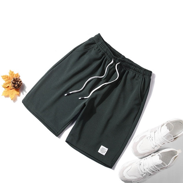 Men Casual Loose Shorts (Color:Green Size:XL)