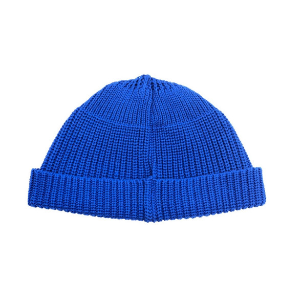 A21 Short Beanie Retro Hip Hop Knitted Cap, Size:One Size(Blue)