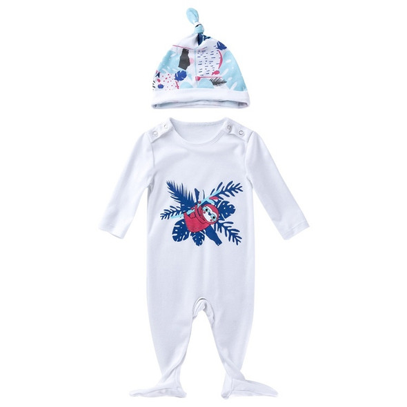 Baby Long Sleeve Printed One-piece Suit (Color:Koala Size:80)