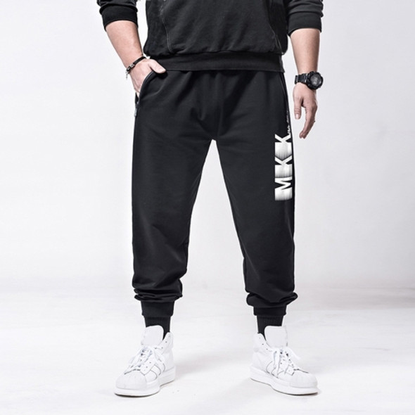 Comfortable Casual Loose Stretch Elastic Track Pants Trousers(Black_XXXXXXL)