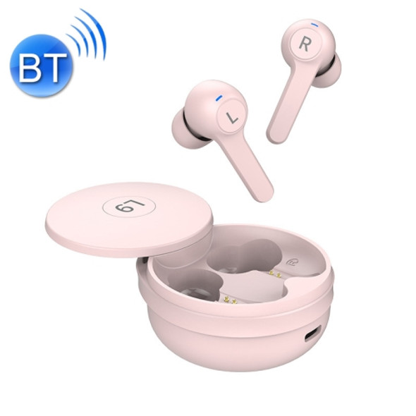 L9 TWS V5.0 In-Ear Touch Control Wireless Bluetooth Earphone(Pink)