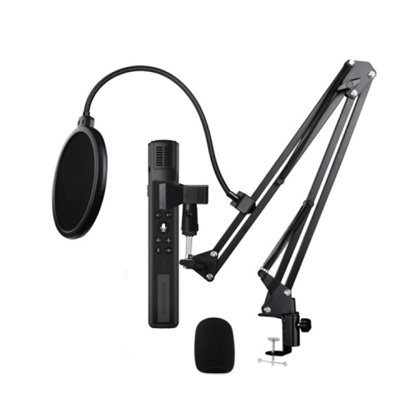 M8 Computer Game Conference Video K Song Desktop USB Microphone Recording Microphone Live Condenser Zinc Alloy Microphone Set, Specification: Cantilever Bracket Set