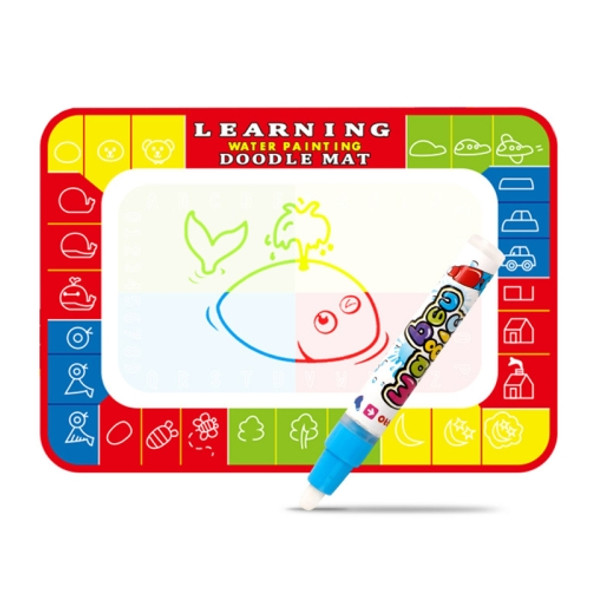 Children Magic Graffiti Water Drawing Mat, Style: Small Four Color-Bagged