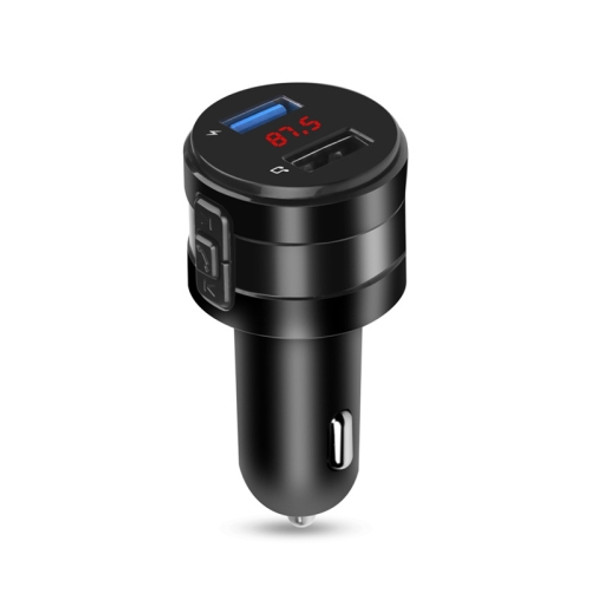 X20 Black Car Bluetooth Handsfree Car FM Transmitter Music Player Car Charger