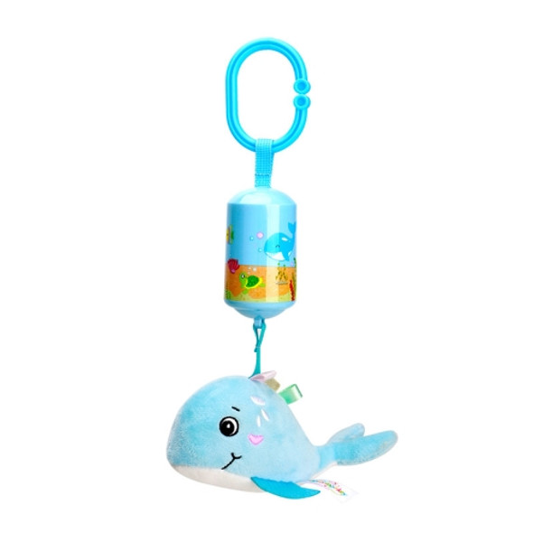 Happy Monkey Bed Bell 0-1 Year Old Baby Toy With BB Device Baby Rattle Baby Car Hanging, Colour:  Whale A1