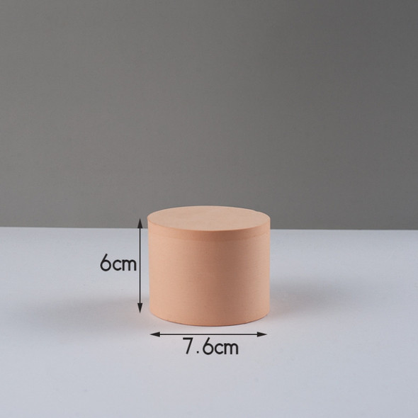 7.6 x 6cm Cylinder Geometric Cube Solid Color Photography Photo Background Table Shooting Foam Props(Flesh Color)