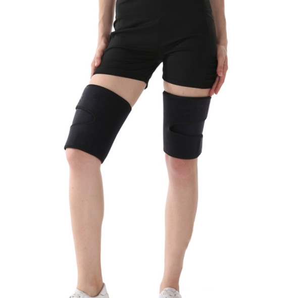 A Pair Outdoor Sports Protective Gear Muscle Strain Protection Sports Compression Thigh guard, Specification: L