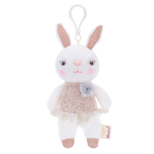 Cartoon Plush Toy Keychain Pendant(Rose Style Light Brown)