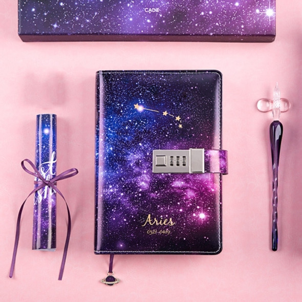 CB6J9832 B6 Star Code Book Constellation Coloring Page Hand Ledger(Aries)