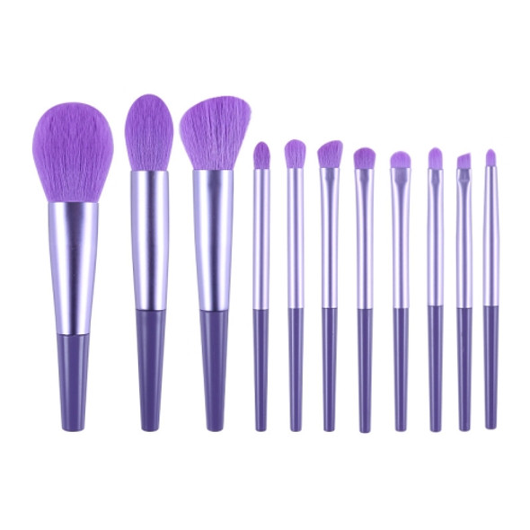 11-In-1 Beauty Tool Makeup Brush Set Beginner Beauty Brush(Light Purple)