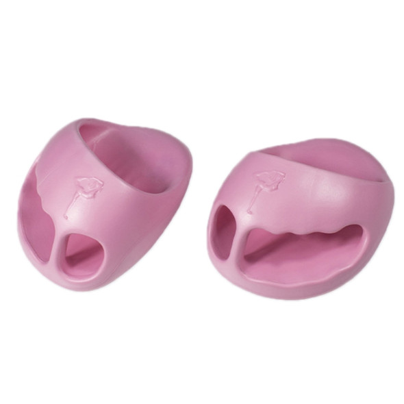 Stovepipe Pelvic Forward Correction Half Palm Slippers Massage Buttocks Yoga Shoes, Size: 14.5x10.5cm(Rouge Pink)