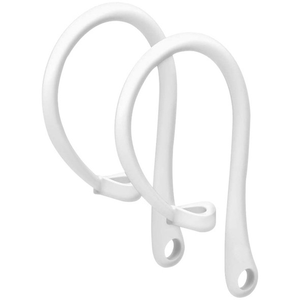 1 Pair imak Wireless Earphones Silicone Anti-lost Lanyard Ear Hook For AirPods 3(White)