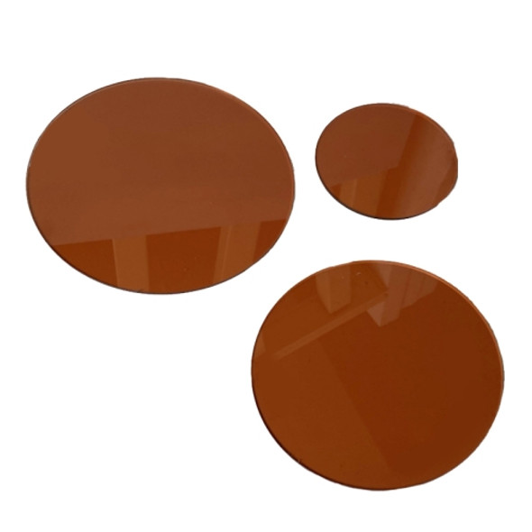 3 In 1 Beauty Shot Props Decorative Transparent Acrylic Board Cosmetic Shooting Ornaments Commercial Background(Brown )