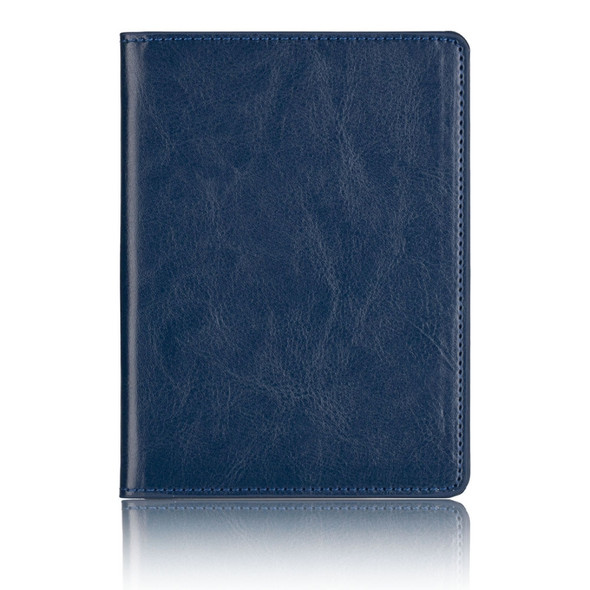 2 PCS CPVC1007 Document Protection Sleeve Card Case Passport Travel Card Bag(Dark Blue)