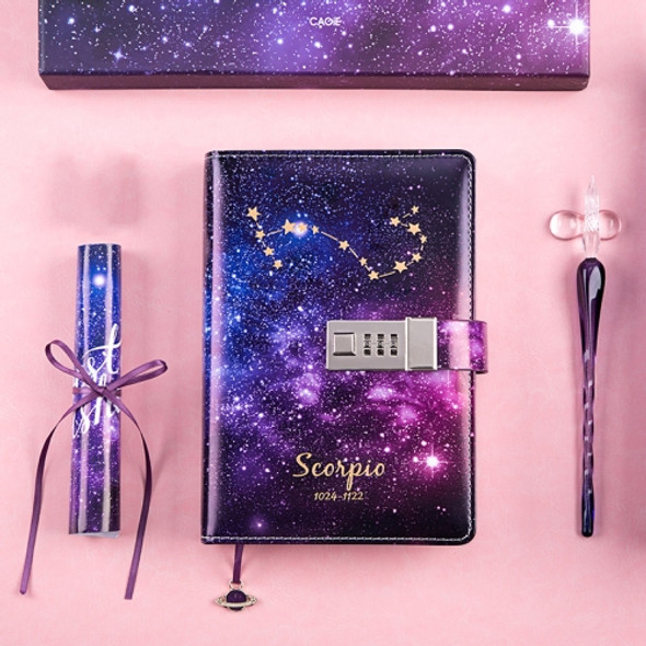 CB6J9832 B6 Star Code Book Constellation Coloring Page Hand Ledger(Scorpio)