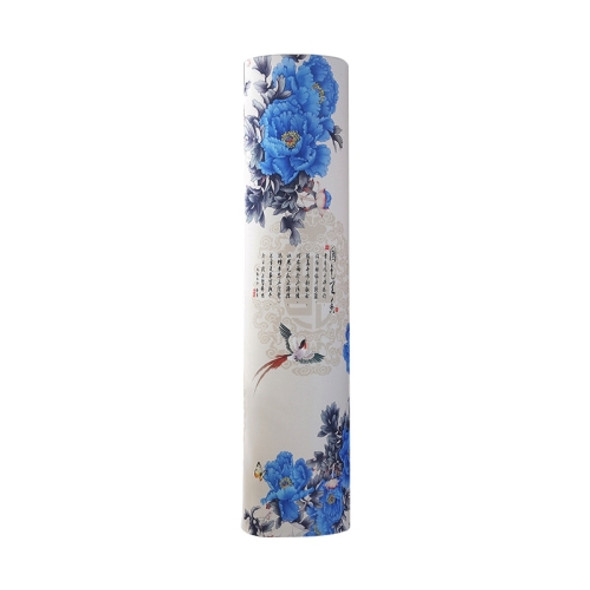 Elastic Cloth Cabinet Type Air Conditioner Dust Cover, Size:175 x 40cm(Peony)