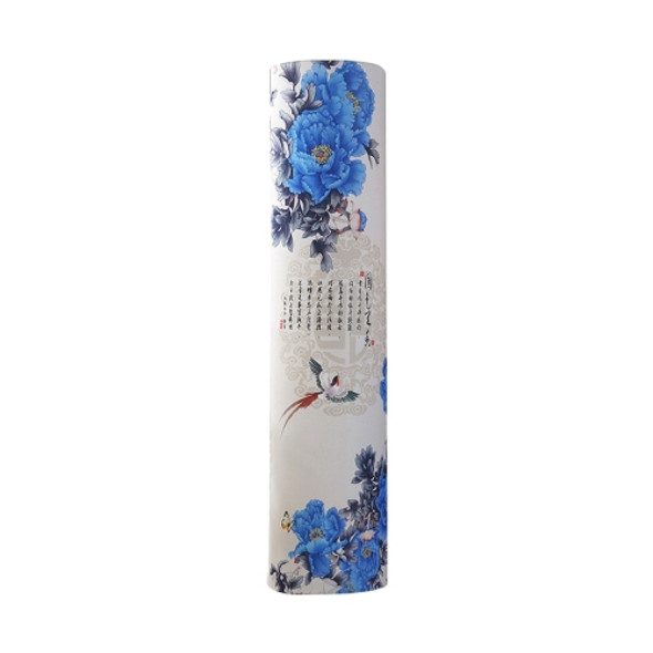 Elastic Cloth Cabinet Type Air Conditioner Dust Cover, Size:170 x 40cm(Peony)