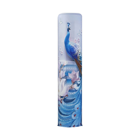 Elastic Cloth Cabinet Type Air Conditioner Dust Cover, Size:170 x 40cm(Magnolia Peacock)