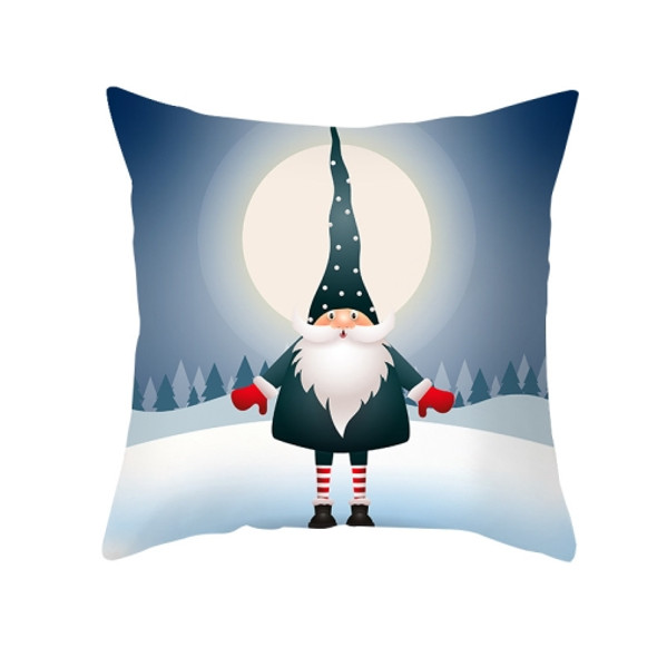 3 PCS Cartoon Printed Christmas Pillowcase Peach Skin Home Sofa Pillow Cover, Without Pillow Core, Size: 45x45cm(TPR421-22)