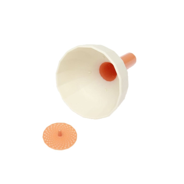 3 PCS TM21004 Multifunctional Portable Funnel Mini Small Caliber Oil Leak(White & Orange)