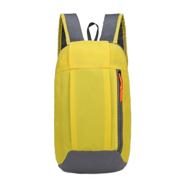 2 PCS 588 Multifunctional Lightweight Travel Backpack Leisure Backpack Folding Storage Bag(Yellow)