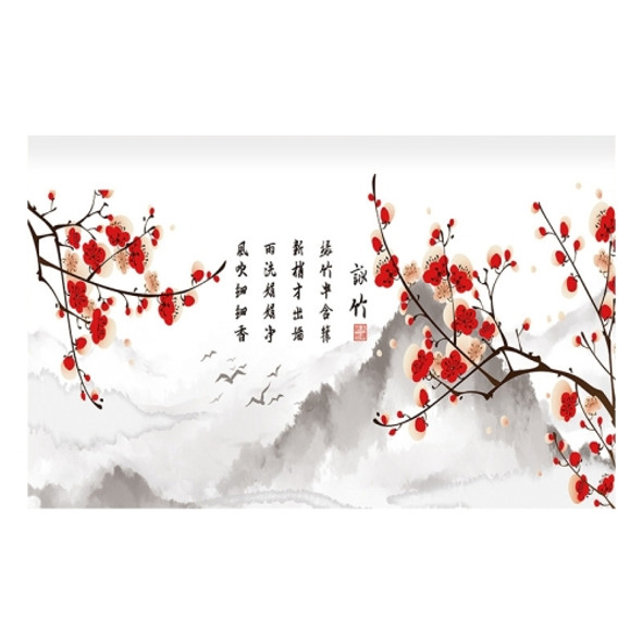Household Cloth Dust-proof Cover for Television, Size:70 inch(Plum Blossom)