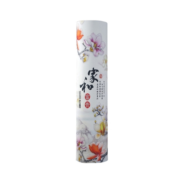 Elastic Cloth Cabinet Type Air Conditioner Dust Cover, Size:170 x 40cm(Begonia Flower)