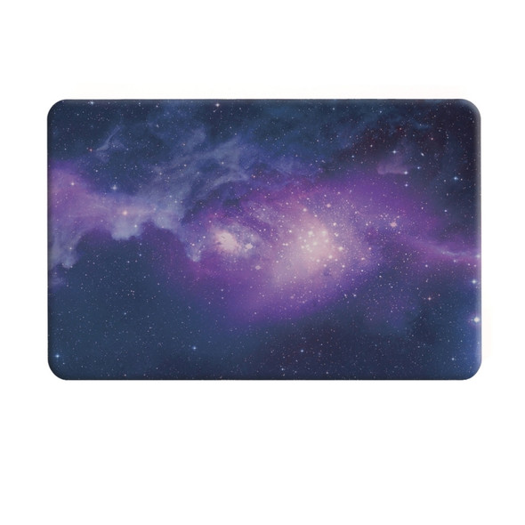 For Macbook Air 13.3 inch Starry Sky Patterns Apple Laptop Water Decals PC Protective Case(Blue)